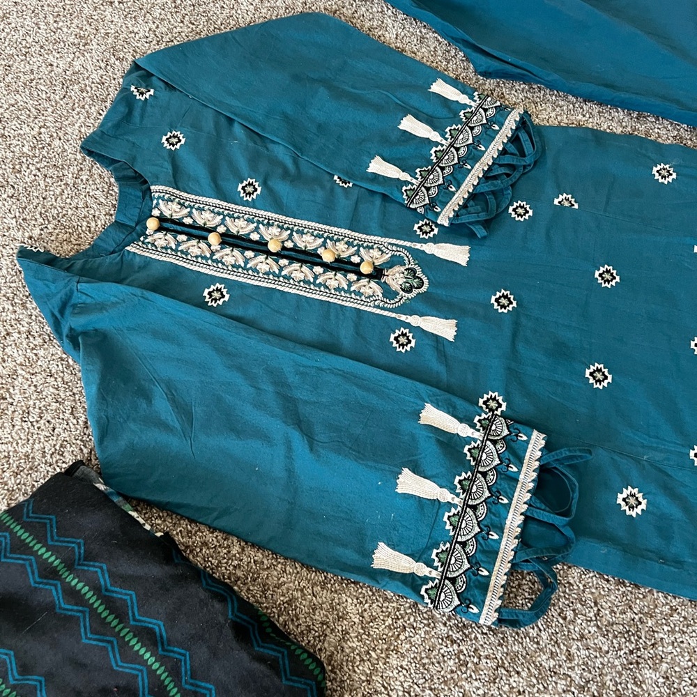 Indian Pakistani embroidery Dress BEECHTREE brand